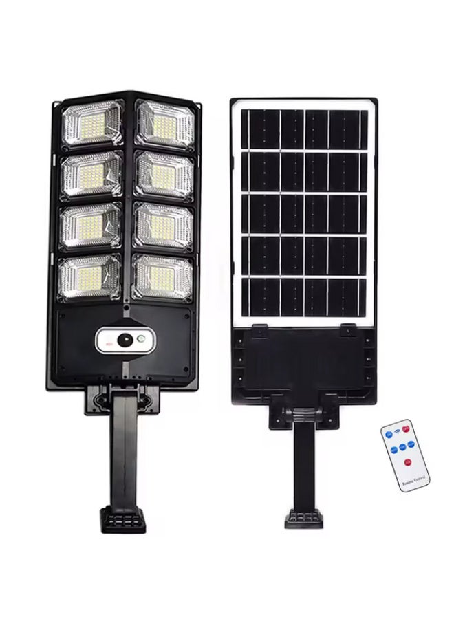 Solar-powered outdoor lights, 336 LED lights, IP65 waterproof rating, made of ABS plastic, equipped with a PIR motion sensor, suitable for gardens, walls, and streets. - Image 4